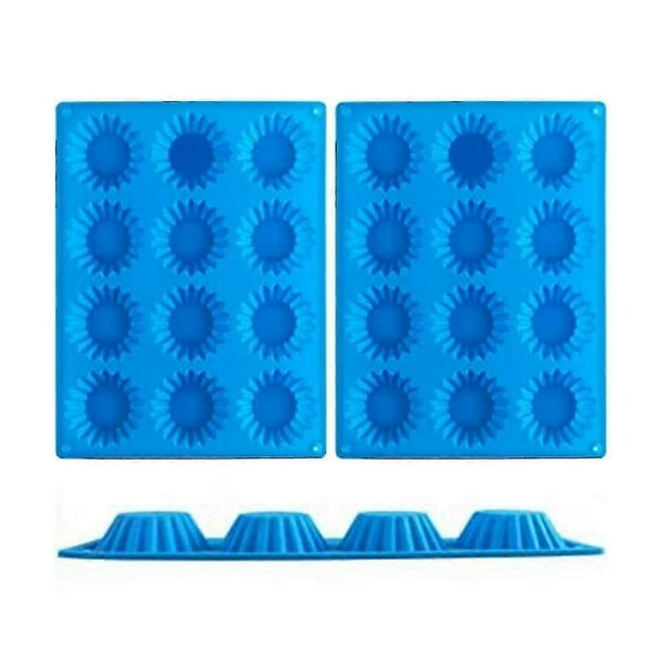 Peanut Cup Cake Mold, Silicone Mini Tart Pan For Bite Size Fat , Silicone Chocolate Candy Mold For