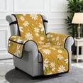 thumbnail image 2 of Yuyamidu Daisy Stretch Recliner Chair Cover with Pockers Modern Recliner Slipcover for Living Room Waterproof Reclining Chair Cover for Bedroom Soft Furniture Protector Gift for Mom, 2 of 7