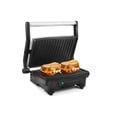 thumbnail image 1 of Parrilla Antiadhesiva 2 en 1 Elite Gourmet Plata con Bisagra Flotante para Alimentos de Contacto, 1 of 8