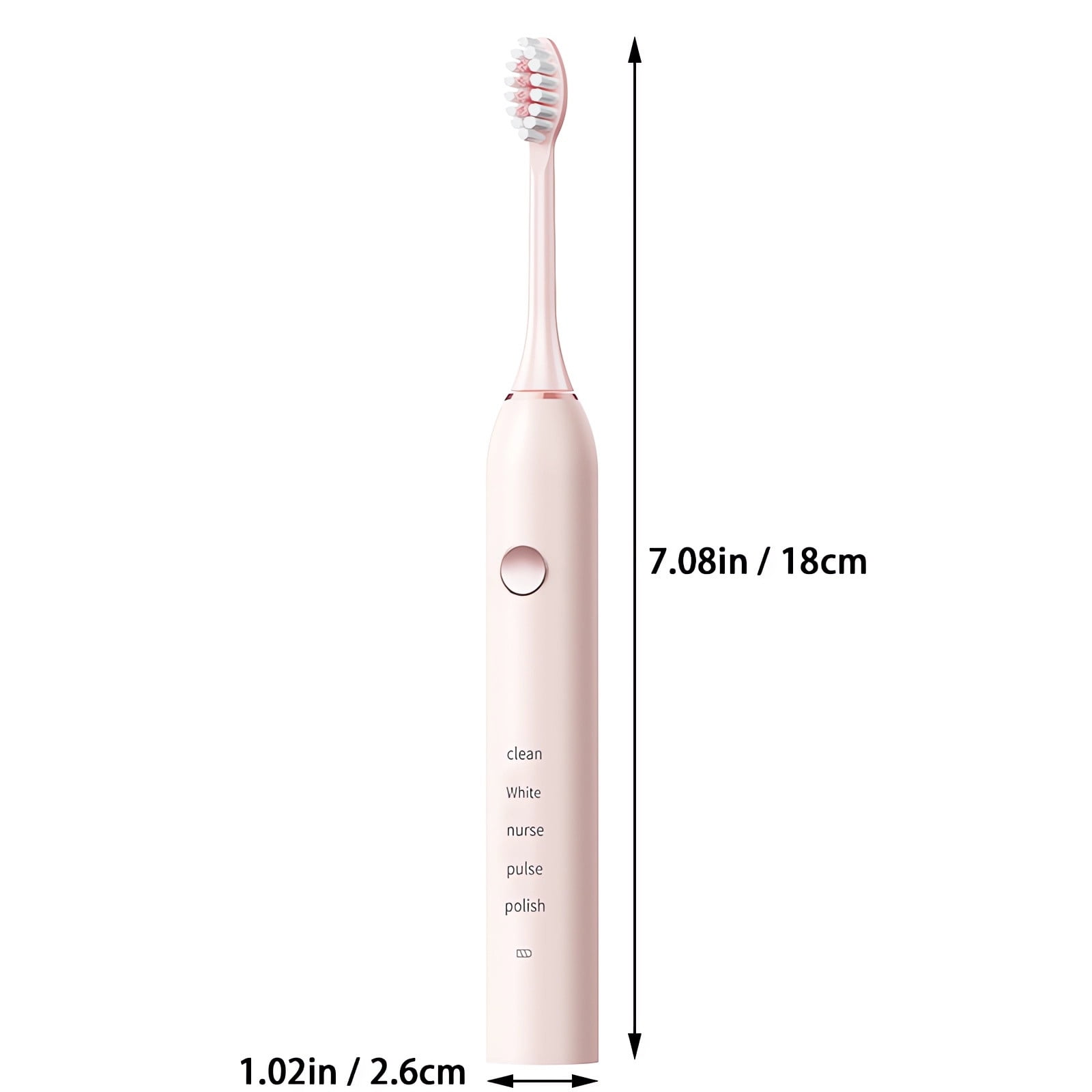 Wovilon Household Toothbrush Soft Bristle Toothbrush Rechargeable Adult Toothbrush