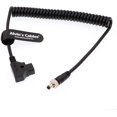 thumbnail image 2 of ATOMOS Monitor Coiled Power Cable Locking DC 5.5 2.1 to D Tap for Video Devices PIX-E7 7 Touchscreen, 2 of 5