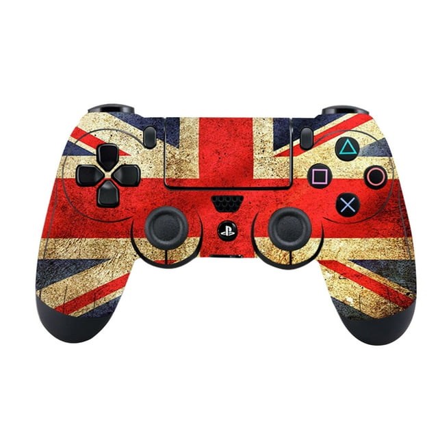 amdohai Étui de Manette en Peau, Housse de Protection pour PS4, Autocollant de Poignée