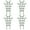 4pc, variant on CCMAOLU Stackable Trellis for Potted Plants, Small Indoor Plant Support for Climbing Ivy, Mini Garden Stakes for Pepper, Chili, Beans & Sugar Snap Peas, Super Planter Trellis