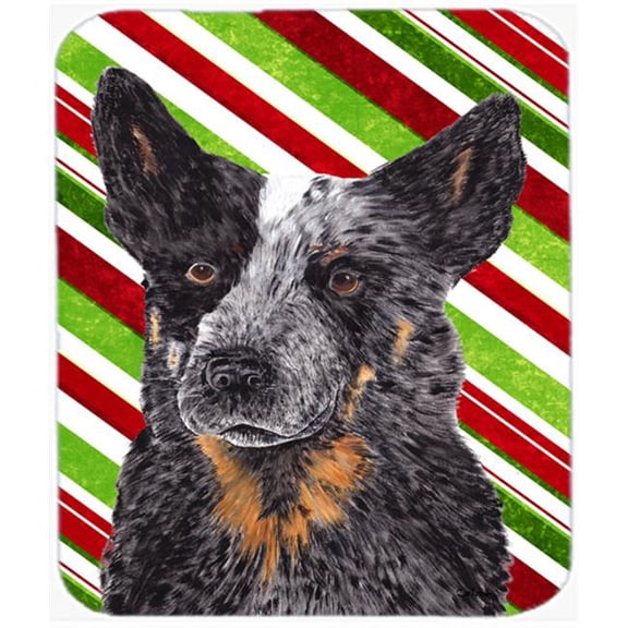 Carolines Treasures  Australian Cattle Dog Candy Cane Holiday Christmas Mouse Pad