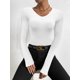 thumbnail image 4 of Blusa Dama Textura Canalé Manga Blusas Elegantes Mujer Moda LOLE Blusa Manga Larga, 4 of 4