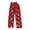 Red, variant on WTOBBY Women's Christmas Print Flannel Pajama Pants, Cozy and Soft Sleepwear with Holiday Snowflake and Tree Patterns, Casual Home Bottoms for Winter,Dark Blue L