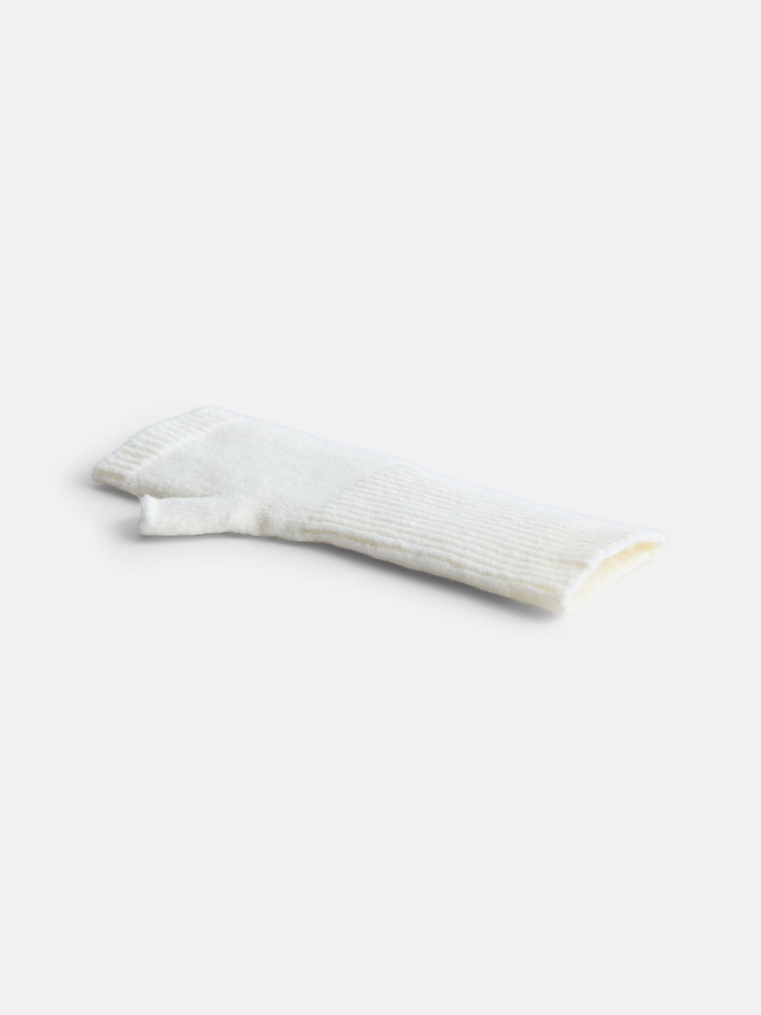 Time and Tru Women's Long Fingerless Gloves, Ivory, One Size