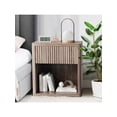 thumbnail image 2 of Bingirl Night Stand Set Of 2, Fluted Nightstand,Modern Farmhouse Nightstand, End Table With Drawer Storage Mid Century Wood Night Stands For Bedroom Living Room Sofa Office, 2 of 8