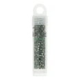 thumbnail image 2 of Miyuki Delica 11/0 - Fancy Lined Light Teal Silver DB2379 - 5.2gms Vial of Japanese Glass Beads, 2 of 4