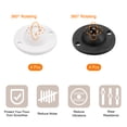thumbnail image 3 of Unique Bargains 8Pack Adhesive Mini Caster Wheels, Swivel Universal Caster 360 Rotation Sticky Pulleys (White,Black), 3 of 7