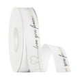 thumbnail image 3 of BLESIYA Valentine's Day Ribbon Cake Decoration Heart Ribbon for Home Holiday Wedding White, 3 of 8