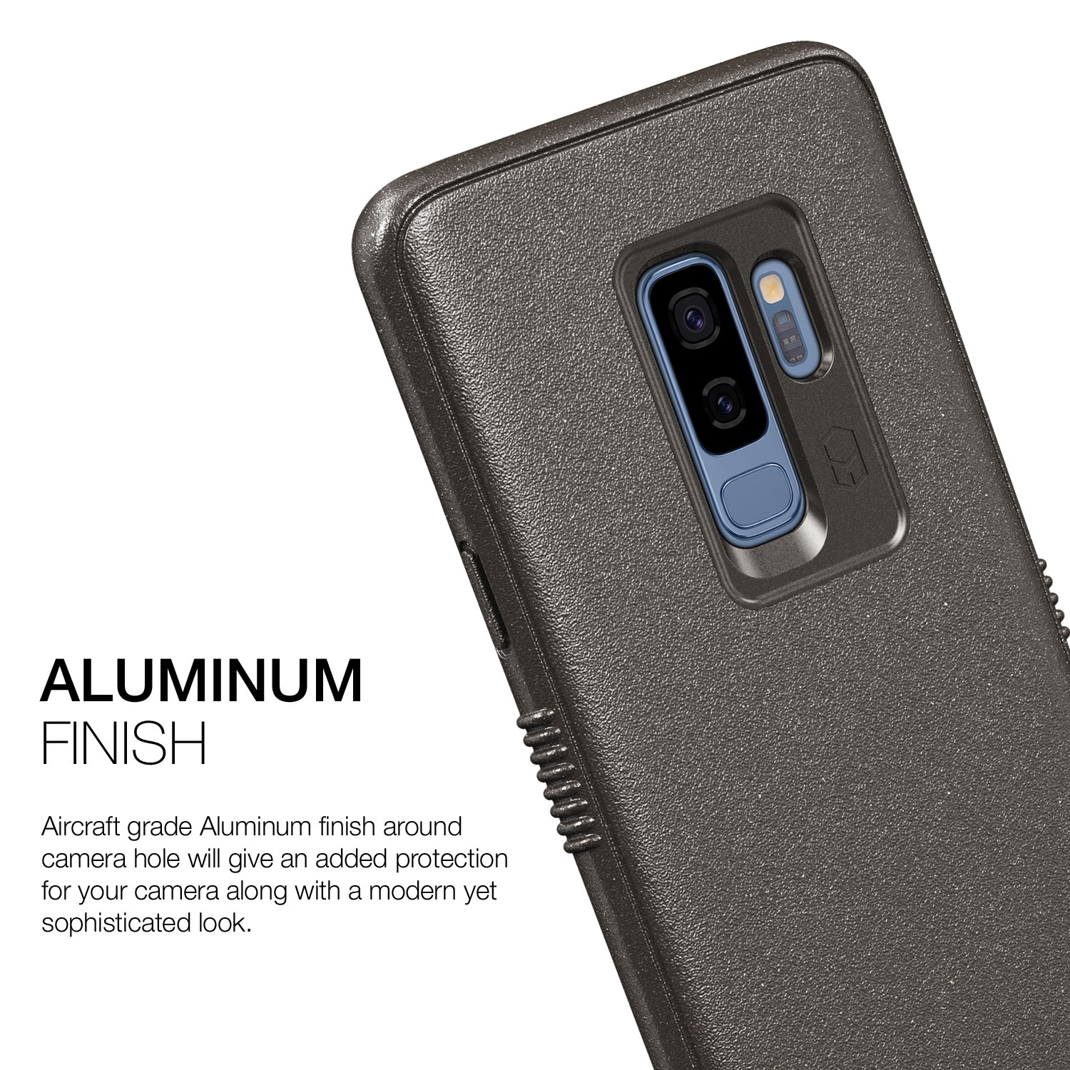 Patchworks Mono Grip Case in Taupe For Samsung Galaxy S9 Plus