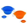 thumbnail image 3 of Plato PLEGABLE KE WOOW de silicón para perro gato conejo 850 ml color AZUL, 3 of 10