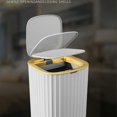 thumbnail image 3 of Ounissouiy Cubo de basura con Sensor inteligente, cubo de basura de gran capacidad, cubo de basura a prueba de fugas de inducción automática Almacenamiento y organización del hogar 15L, 3 of 6