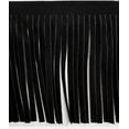 thumbnail image 2 of Suede Fringe 4" x 10yd, Black, 2 of 3