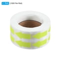 thumbnail image 3 of Uxcell Arrow Sticker Adhesive Color Coding Decal for Gas Flow Direction Marking Bright Yellow, 3 of 5