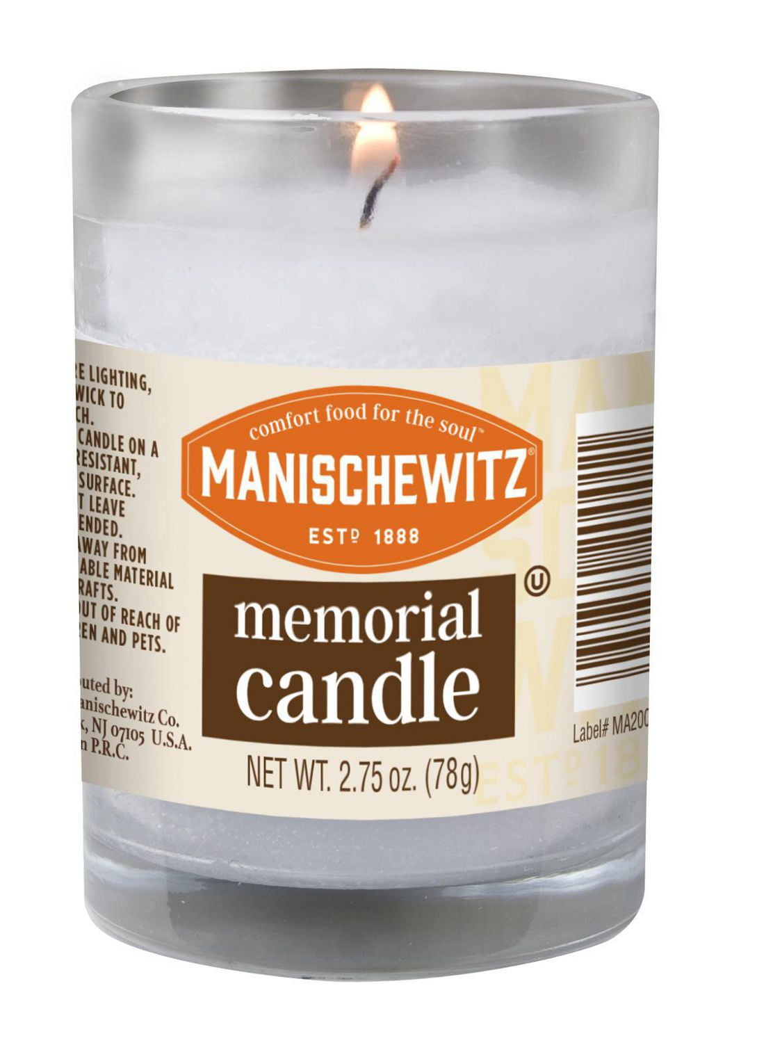 Manischewitz Memorial Candles