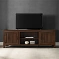 thumbnail image 3 of Bowery Hill Simple Modern TV Stand for TVs up to 78" in Dark Walnut, 3 of 8