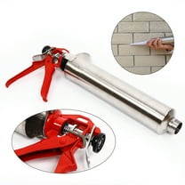 Mortar Grouting Gun, Stainless Steel Cement Sprayer Gun 5mm Mortar Pointing Grouting Gun for Filing Gaps Between Slabs Re-pointing Walls