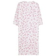 Personal Touch Women's Adaptive Flannel Backwrap Gown (06 Small Pink