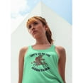 thumbnail image 2 of Go Mountains Bear On Bike Racerback Tank Women -Image by Shutterstock, Female Small, 2 of 4