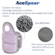thumbnail image 3 of Par de pesas para muñeca AceSpear de 2 libras con trabillas para el pulgar, color morado, 3 of 6