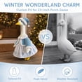 thumbnail image 5 of Qwtwty Christmas Porch Goose Clothes 23" Funny Porch Goose Costume for Yard Outdoor Patio Statue Christmas Holiday Decor, 5 of 9