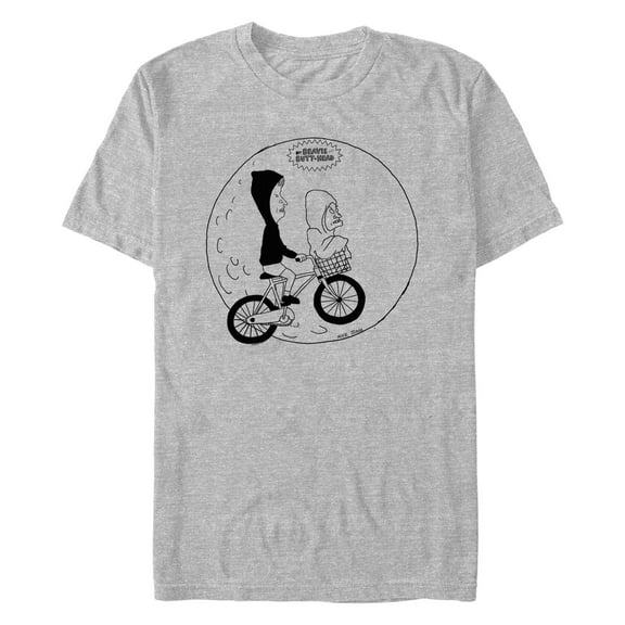 Men's Beavis and Butt-Head Sky Biking Graphic T-Shirt