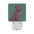 thumbnail image 5 of Yayeee LED Night Light for The Home Plug in With Light Sensors 2 Pack, Big Pink Cheetah, 5 of 6