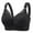 Black, variant on ZSQDM Full Coverage Bras for Women No Underwire Support & Lift Seamless Back Smoothing Comfort Bra Grey 38