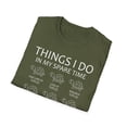thumbnail image 5 of Things I Do In My Spare Time, Gildan Unisex T-Shirt, Graphic Tee, S-3XL, 5 of 5