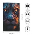 thumbnail image 2 of Fotbe Forest Cool Lion Toalla Premium con Patrón, Toalla de Microfibra de Secado Rápido, Ligera y Altamente Absorbente (27.5x16in), Ideal para Uso Diario, 2 of 6