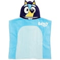 thumbnail image 1 of Bluey Unisex Kids Blue Poncho Towel, 1 of 5