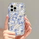 thumbnail image 3 of Funda de teléfono con flores para iPhone 13, fundas para iPhone 15, 16 Pro Max, 11, 14, 13, 12 XR, X, XS, 7, 8 Plus, SE 2022, 2020, carcasa de silicona suave, 3 of 5