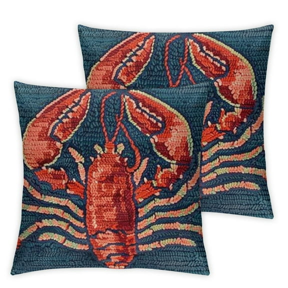 Lobster Hook,  Throw Pillow,Count