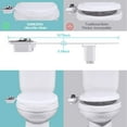 thumbnail image 4 of Bidet Toilet Seat Attachment Ultra-thin Non-electric Self-cleaning Dual Nozzles Frontal & Rear Wash Cold Water Personal Hygiene, 4 of 6