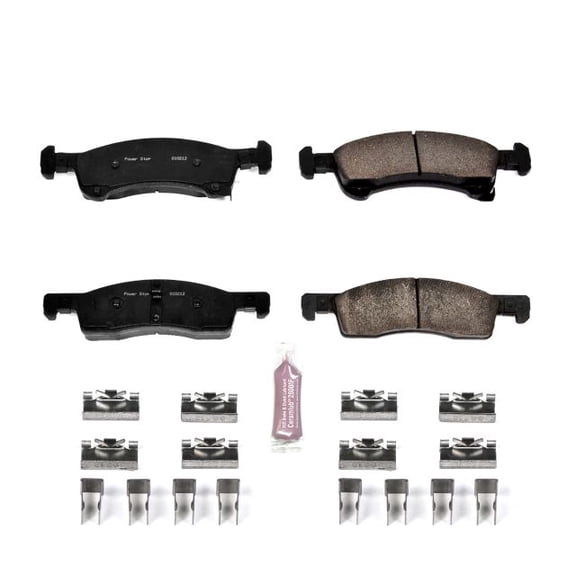 Power Stop Z23-934 Z23 Evolution Sport Carbon Fiber-Ceramic Brake Pad -Front