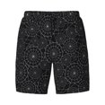 thumbnail image 5 of Rocae Spider Web Black for Men's Swim Trunks Quick Dry With Two Side Pockets and One Lined Patch Pocket, 5 of 9