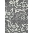 thumbnail image 2 of Addison Rugs Chantille Indoor/Outdoor Transitional Swirls Charcoal Washable Rectangle Rug, 2'6" x 3'10", 2 of 6