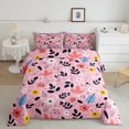 thumbnail image 2 of Castle Fairy Adults Cartoon Flowers Twin Comforter Sets,Floral Bedding Set, 2 of 8