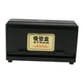 thumbnail image 6 of GOOHOCHY 1Pack Black Plastic Straw Box for Fast Food Restaurant 31x7.1in, 6 of 8