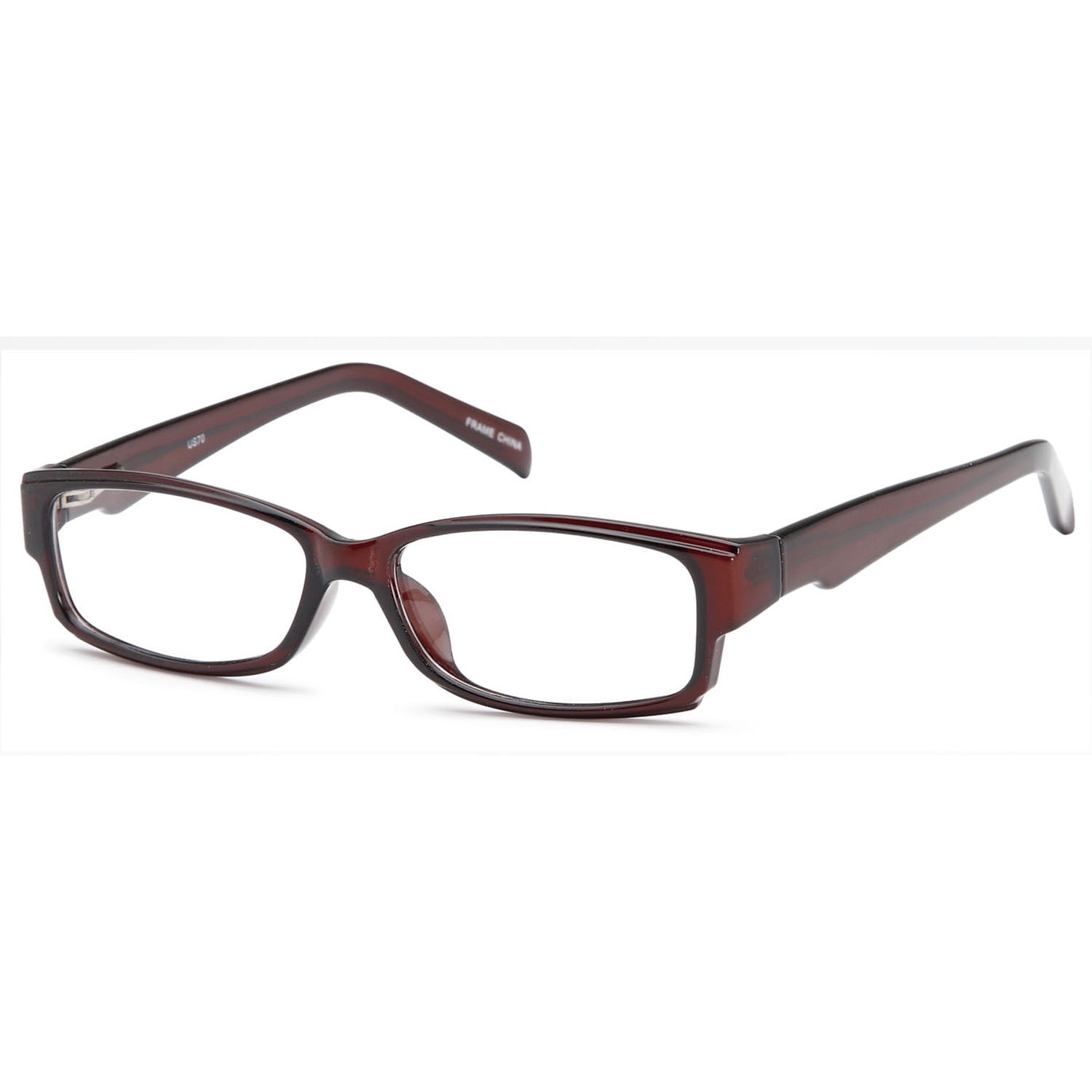 Men's Eyeglasses 52 17 135 Brown Plastic