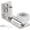 Brushed Nickel, variant on Sliding Barn Door Floor Guide for Bottom Adjustable Roller - 8 Setup Options for DIYers - Flush Design Bottom Flat Barn Door Floor Guide Stay Roller (Black) 1PCS