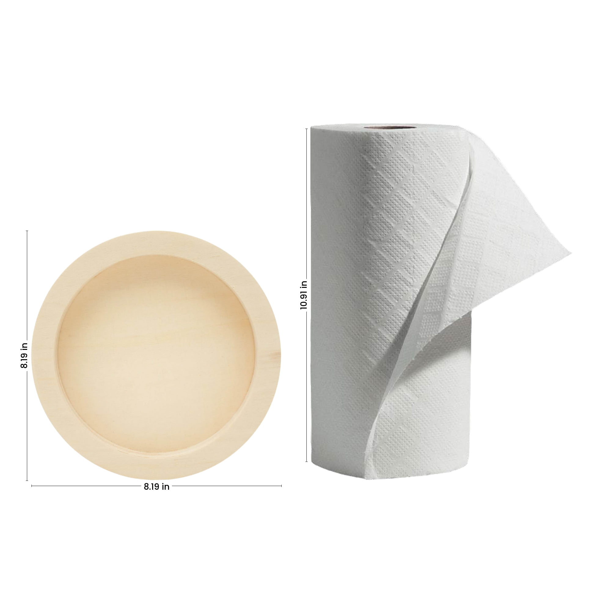 Circle Wood Panel 12-1/8 Inch Diameter, Pack Of 1 Round