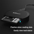 thumbnail image 4 of Lector de tarjetas Rocketek Soporte de lector de tarjetas portátil USB3.2 Gen2 para CFast/SD Hugtrwg Para estrenar, 4 of 9