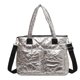 thumbnail image 1 of Bolso de mano acolchado para mujer, bolso de mano a cuadros de lujo, bolso acolchado, bolso de hombro acolchado de algodón ligero para invierno, 1 of 6