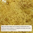 thumbnail image 4 of 7 Musgo Artificial Falso de Musgo de Manualidades Musgo Natural Preservado para Proyectos de Manualidades, Arte floresal, Decoración de Bricolaje, Pared (Amarillo), 4 of 7