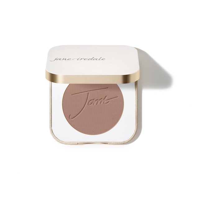 Rubor prensado puro Jane Iredale | Color y brillo naturales para todos los tonos de piel | No comedogénico, con minerales y antioxidantes | Sin crueldad animal ni trigo, 0.11 oz.
