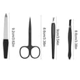 thumbnail image 3 of 3PCS Manicure Set 9 in 1 Stainless Steel – 10 Dollar Items for Men Nail Cutting Kit, Nail Kit Men, Portable Travel Grooming Tools with Leather Case, Professional Nail Care, Compact Hand Foot Tool Kit, 3 of 9