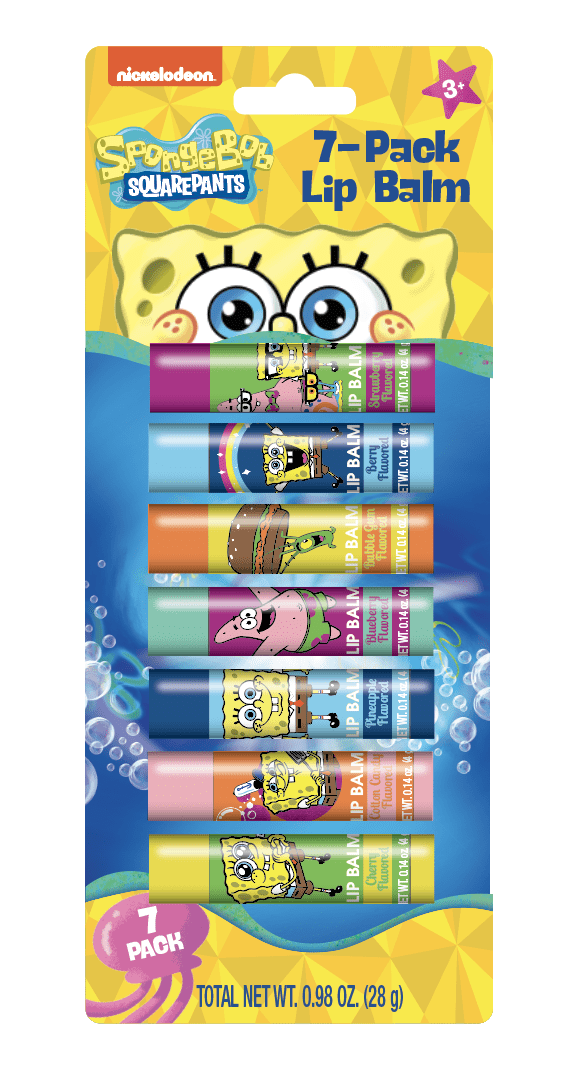 Nickelodeon Sponge Bob 7 Pack Lip balm